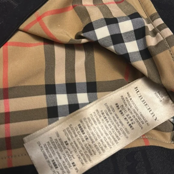 Burberry Women's Beige and Black Plaid Tank Top - Picture 3 of 6